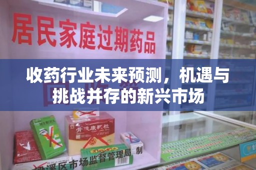 漳州收药行业未来预测，机遇与挑战并存的新兴市场