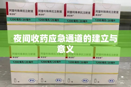 漳州夜间收药应急通道的建立与意义
