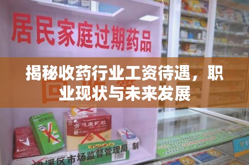 漳州揭秘收药行业工资待遇，职业现状与未来发展
